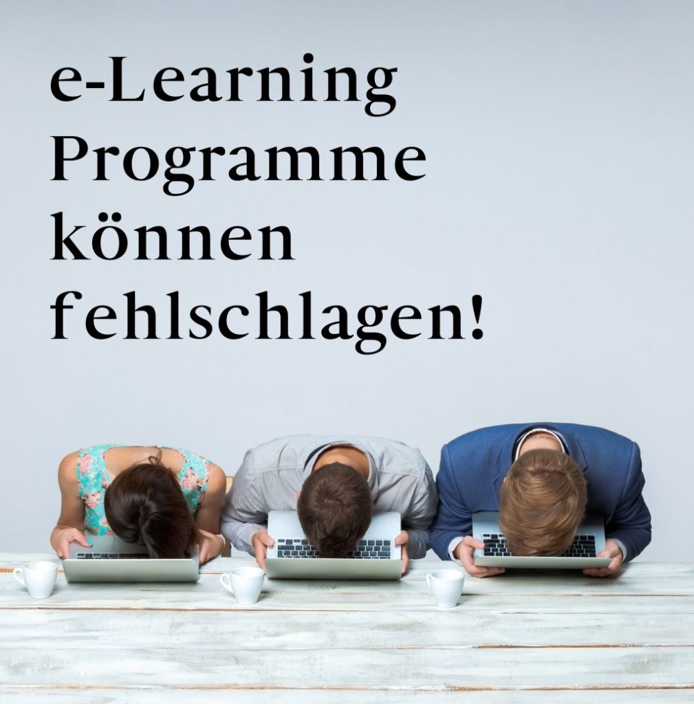 6 Gründe warum e-Learning-Programme scheitern können 2 6 Gründe warum e-Learning-Programme scheitern können 2