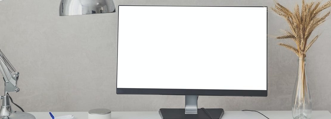 Comfortable workplace with modern computer