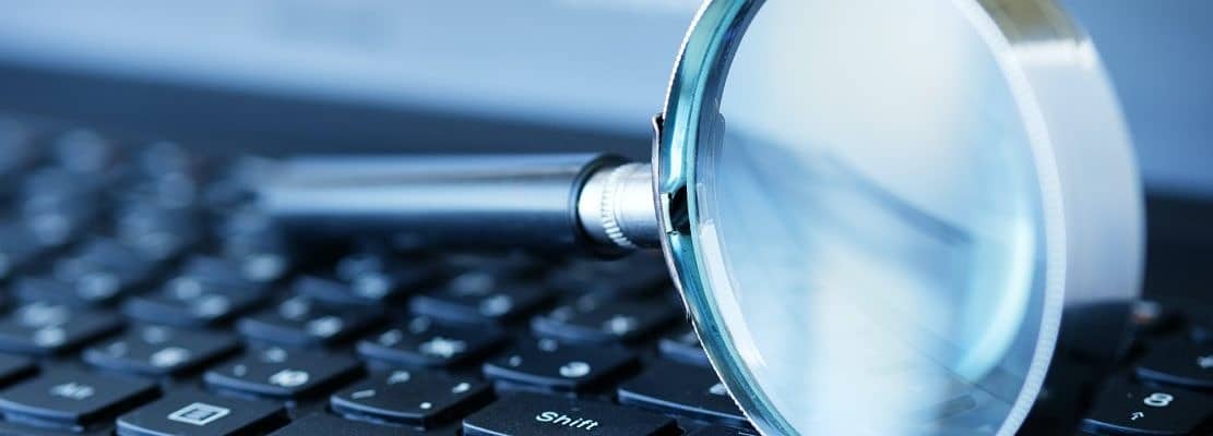 Magnifier on the computer keyboard