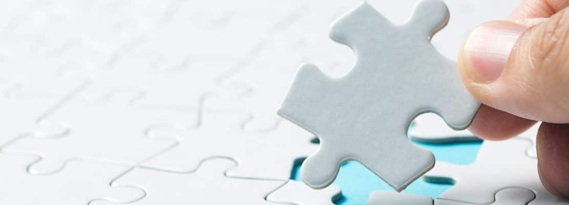 Conceptual of problem soving or finding a solution