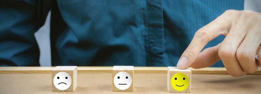 Conceptual the customer responded to the survey