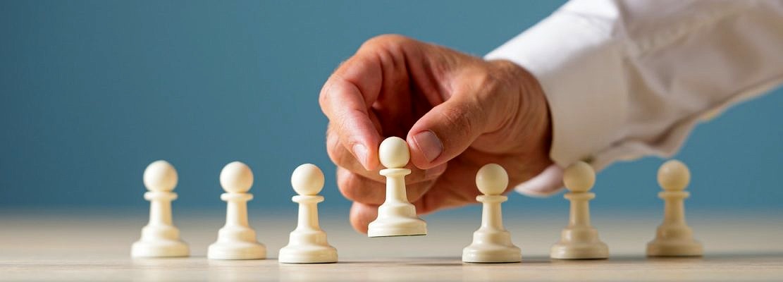 Business leadership and recruitment concept