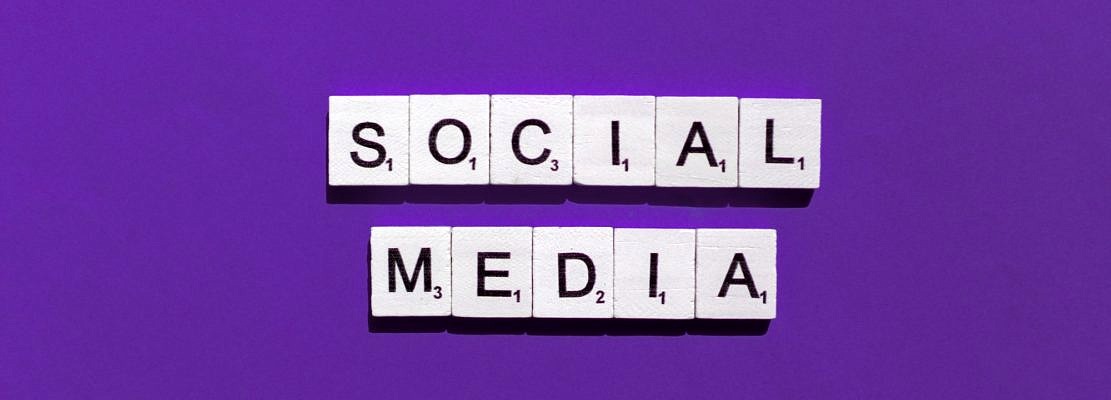 Social media scrabble letters