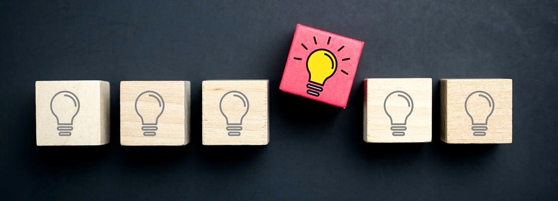 Innovation and creative idea concept