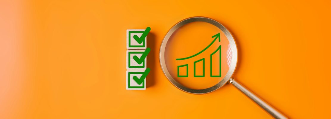 Increasing and growing business graph chart icons
