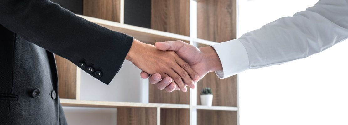 Greeting new colleagues